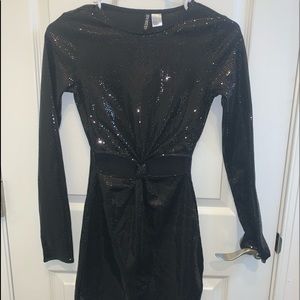 glitter mini dress